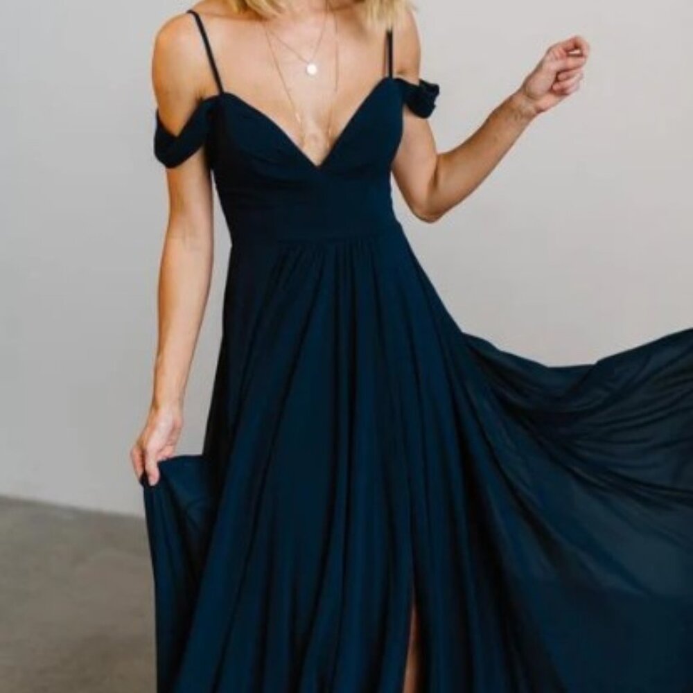 Baltic Born Bianca Lace Maxi Dress - Navy